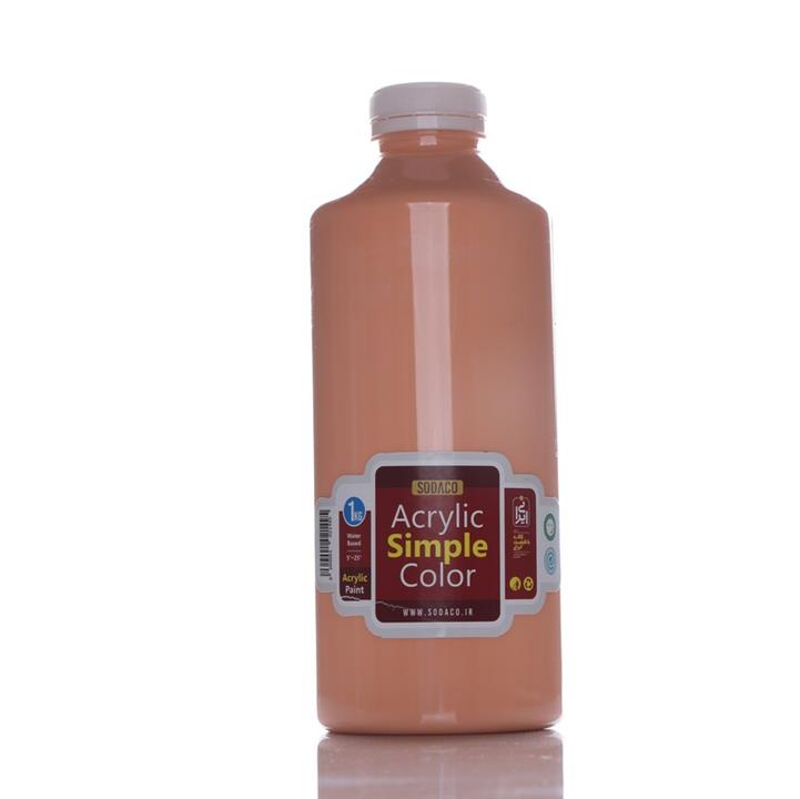 رنگ اکریلیک ساده 1 کیلویی گلبهی کد acrylic simple 5320